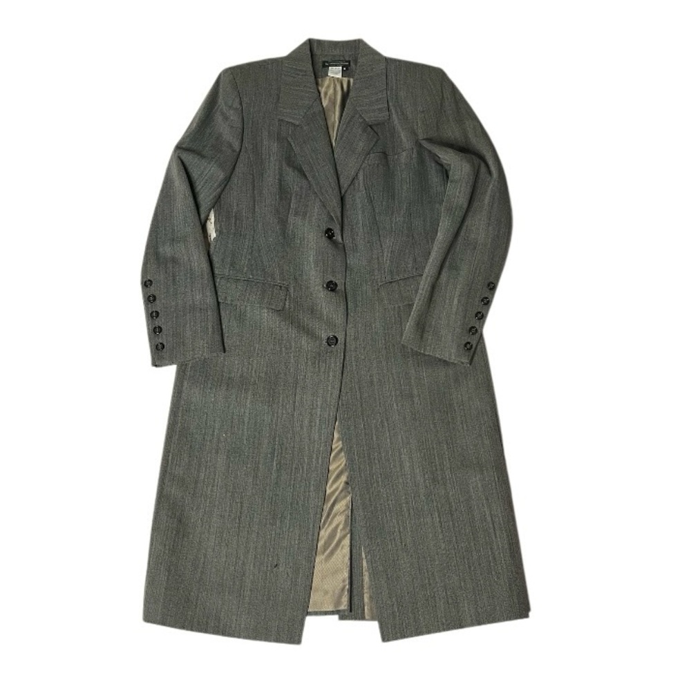 J PETERMAN 3 Piece Pantsuit Longline Jacket Pants Vest Wool Lined Womens VINTAGE - Picture 11 of 16